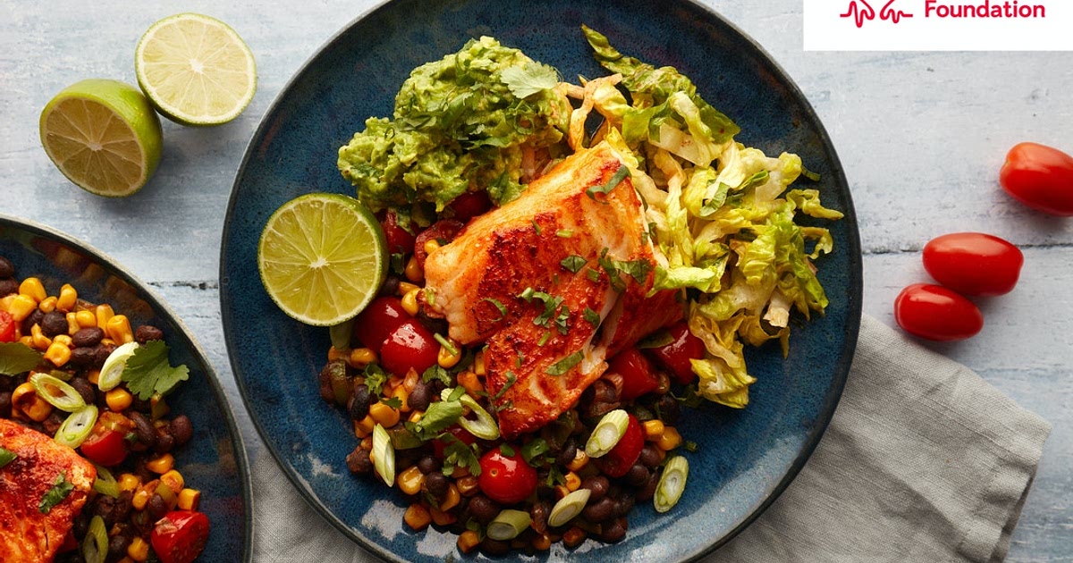 MC - Mexican cod with black beans & guacamole Recipe | Samsung Food App