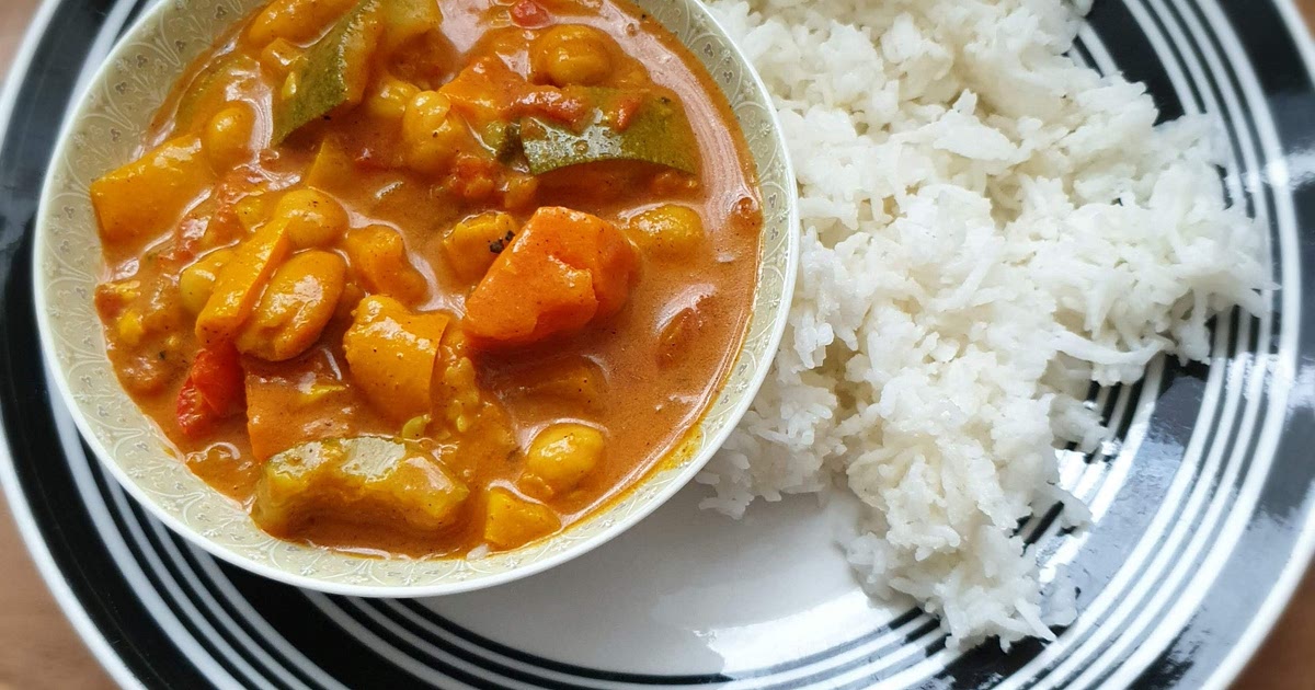 Butternut Squash, Chickpea and Vegetable Curry Recipe | Samsung Food App