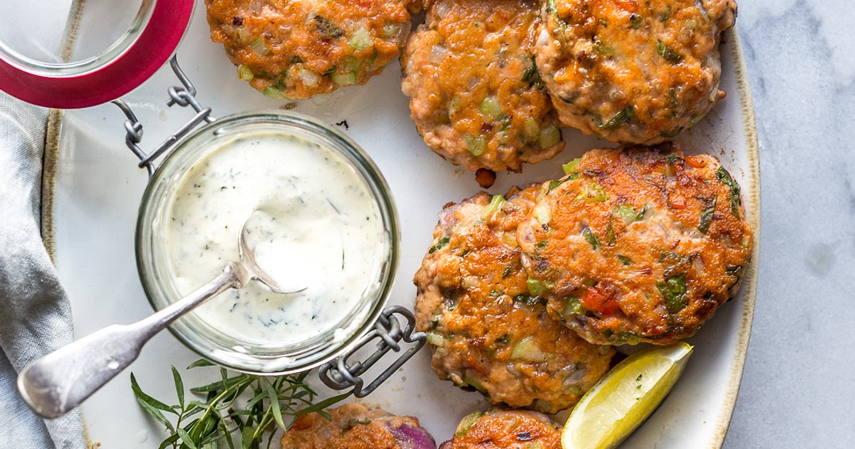 Salmon Cakes with Tarragon Aioli - Whole30/Paleo | PrimalGourmet Recipe | Samsung Food App