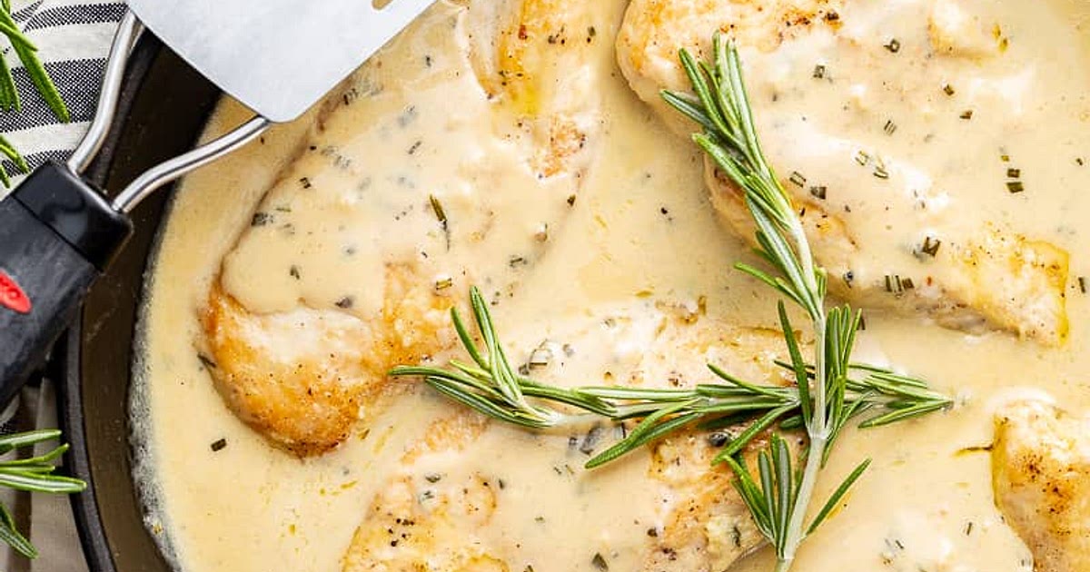 Chicken With Rosemary Sauce Recipe | Samsung Food App