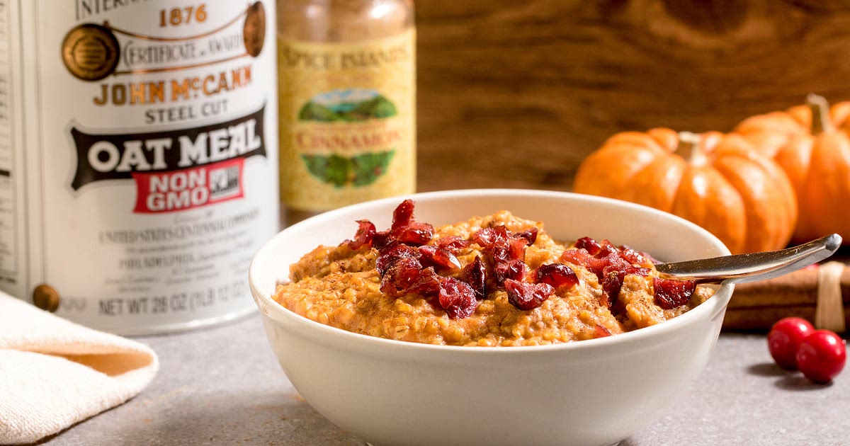 Pumpkin Cranberry Steel Cut Oatmeal Recipe | Samsung Food App