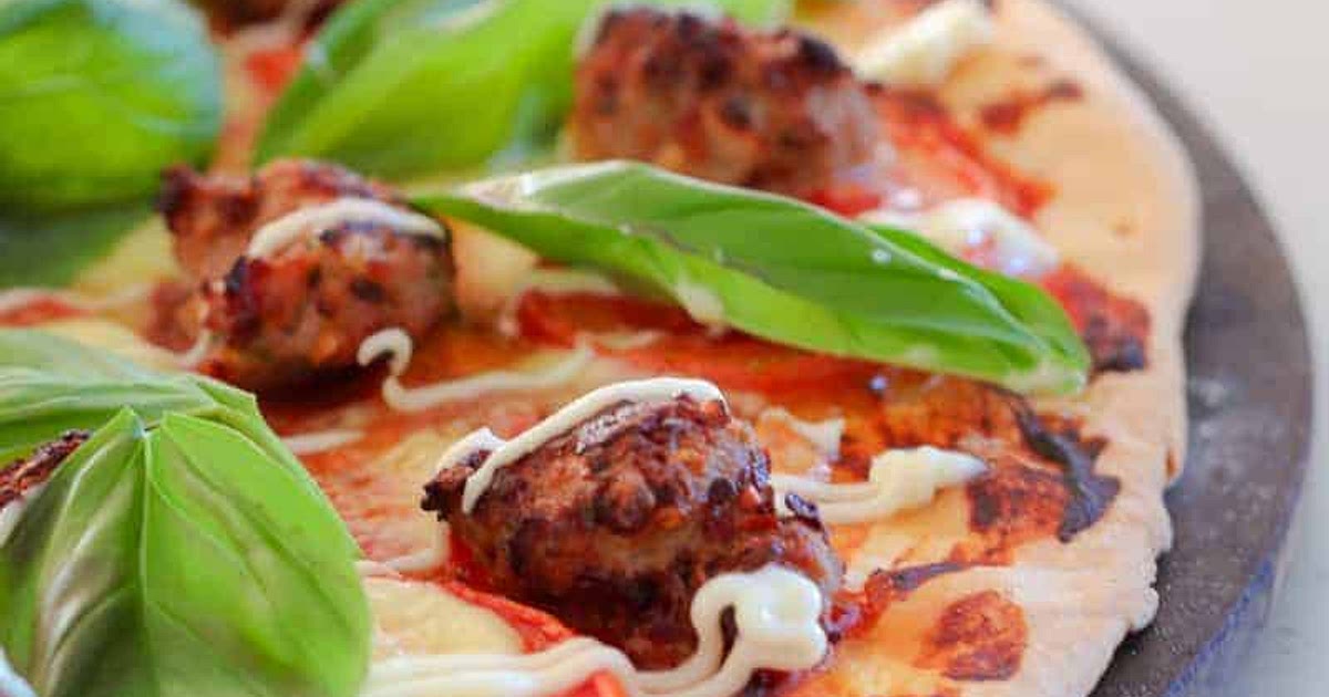 Italian Pizza with Pork Sausage, Basil & Tomato Recipe | Samsung Food App
