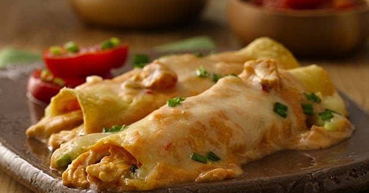 Cheesy Chicken Enchiladas Recipe | Samsung Food App