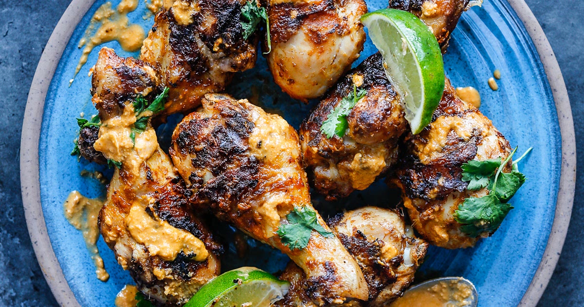 Grilled Thai Curry Chicken Drumsticks - Whole30 | PrimalGourmet Recipe | Samsung Food App