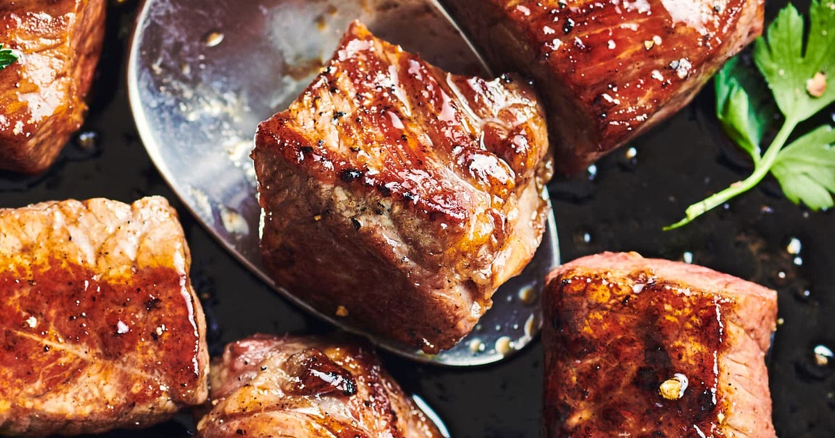 Brown Sugar Bourbon Steak Bites Are the Best Thing You'll Cook All Week Recipe | Samsung Food App
