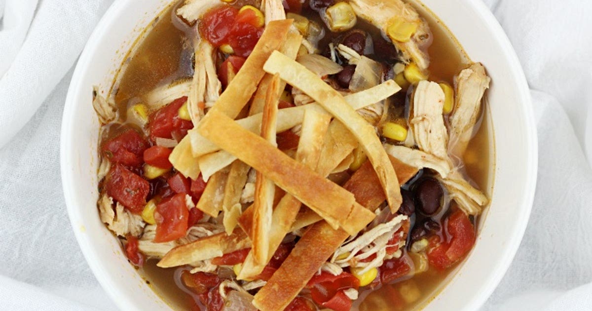 Crockpot Chicken Tortilla Soup Recipe | Samsung Food App