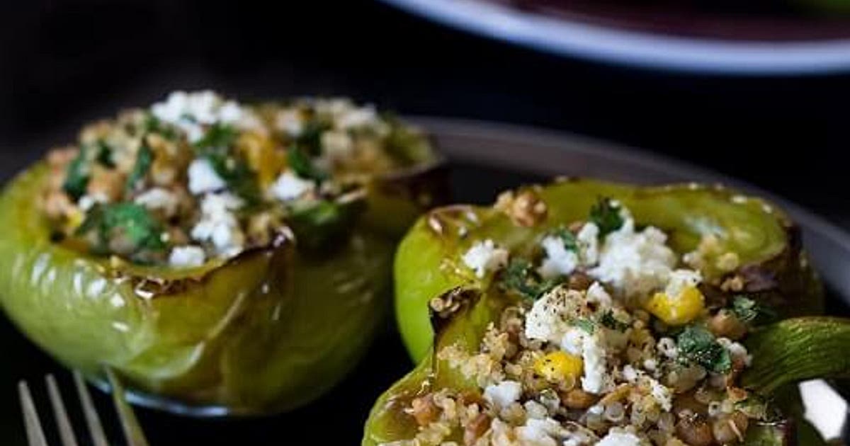 Quinoa Stuffed Peppers Recipe {Gluten-Free} | Samsung Food App