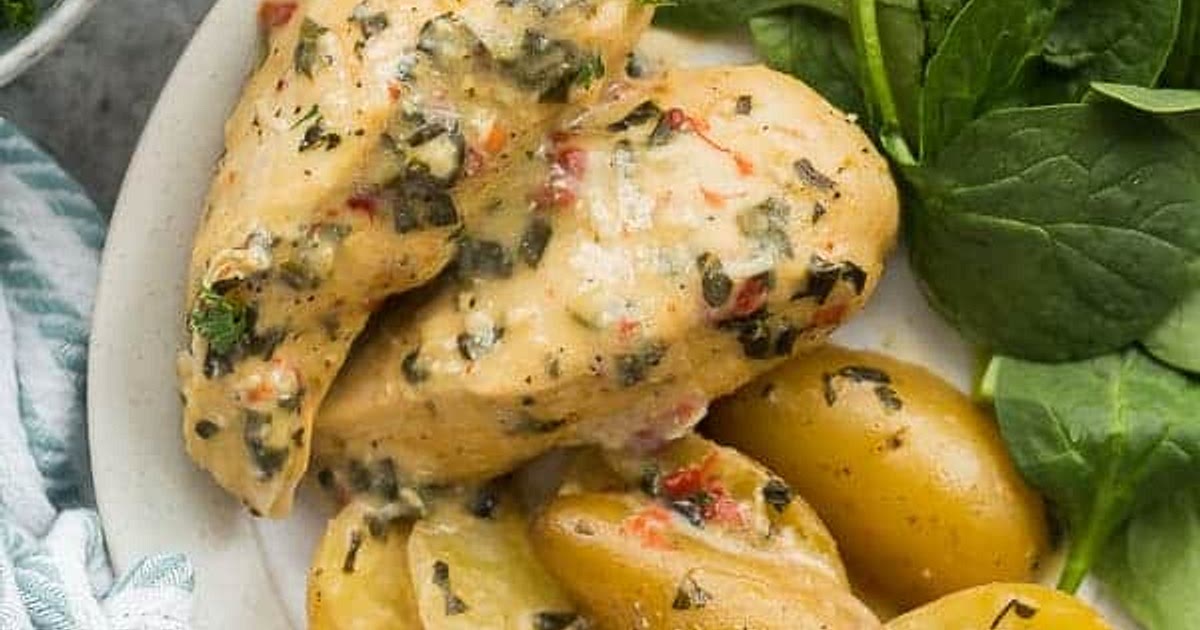 Italian Crockpot Chicken and Potatoes Recipe | Samsung Food App