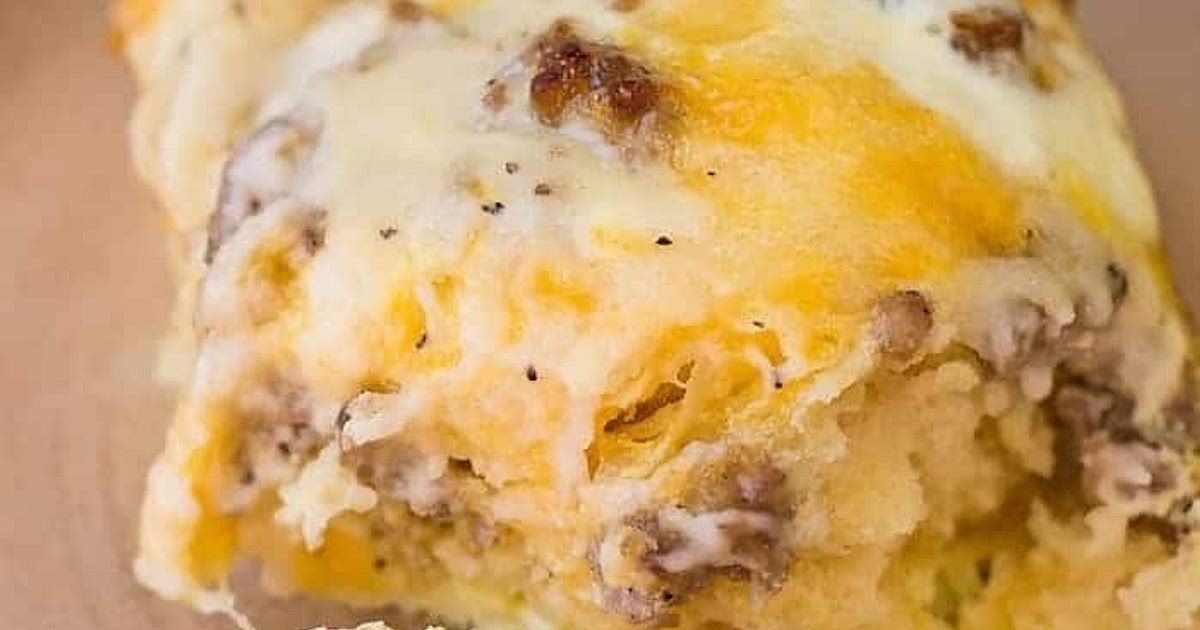 Biscuits and Gravy with Sausage and Egg Breakfast Casserole Recipe | Samsung Food App
