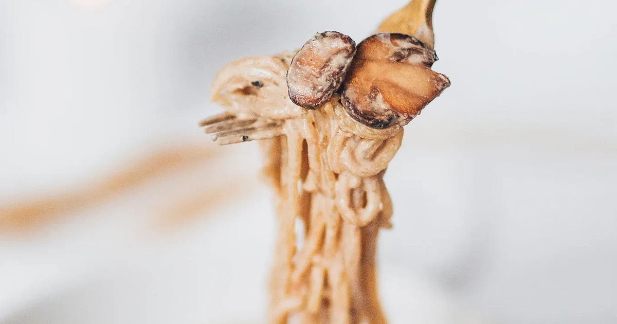 Creamy Mushroom Shirataki Spaghetti Recipe | Samsung Food App