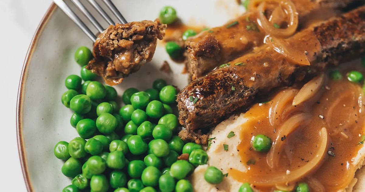 Vegan Bangers And Cauli-Mash Recipe | Samsung Food App