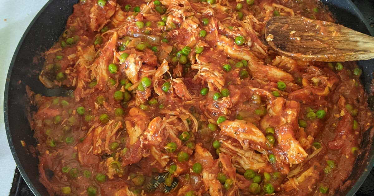 Doffy's Saucy Shredded Chicken with Peas Recipe | Samsung Food App