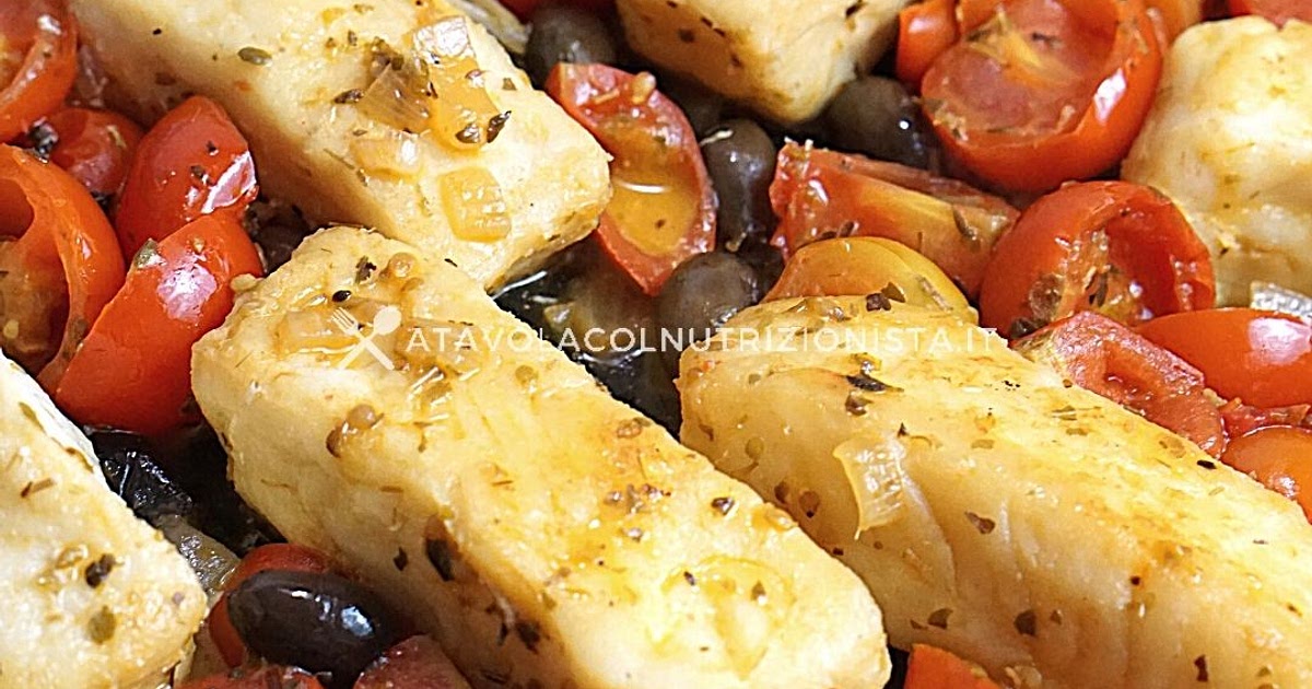 filetti di nasello con pomodorini