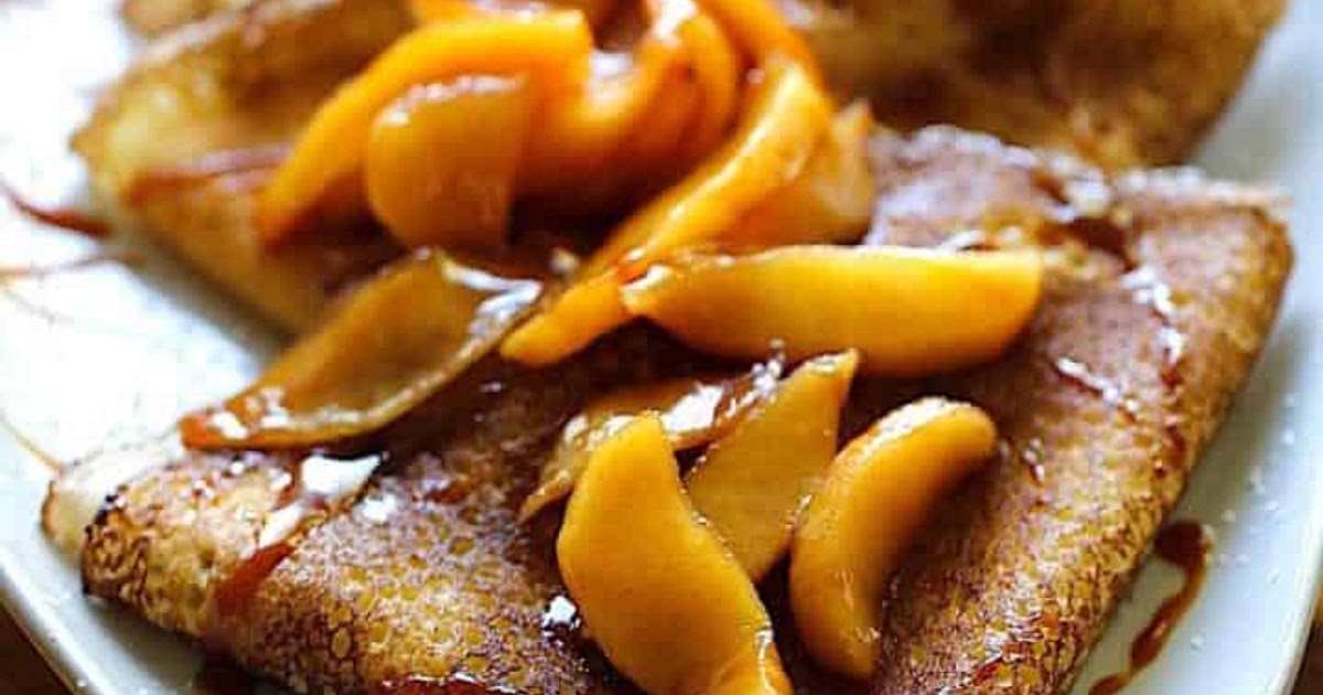 Apple Cinnamon Crepe Recipe with Salted Caramel Sauce | Samsung Food App