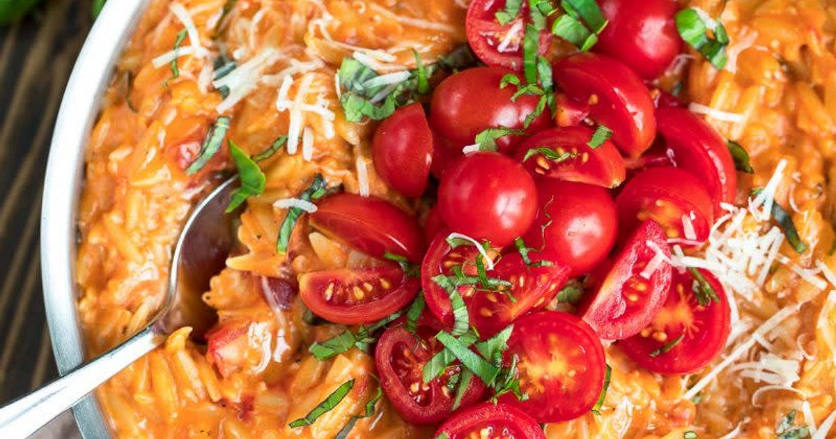 Tomato Feta Orzo With Spinc Recipe | Samsung Food App