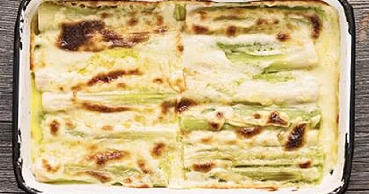 Cheese-Topped Leeks Recipe | Samsung Food App