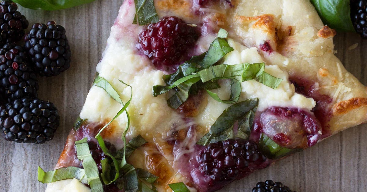 Blackberry, Basil, and Ricotta Pizza Recipe | Samsung Food App