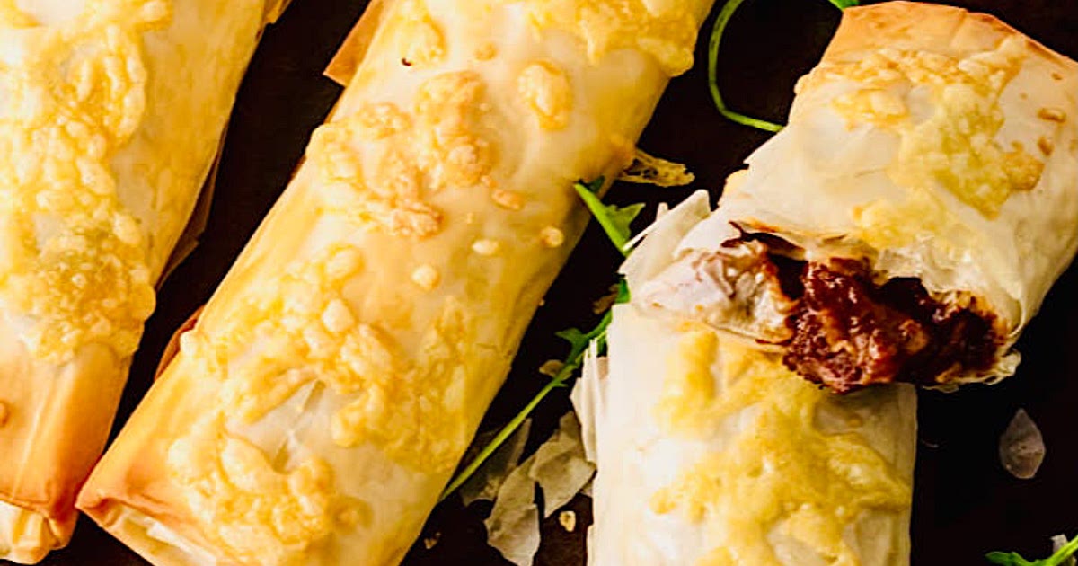 Sumac Chicken Phyllo Rolls (Musakhan Rolls). Recipe | Samsung Food App