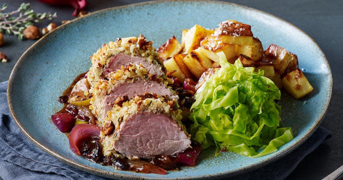 G - Hazelnut Crusted Pork Tenderloin Recipe | Samsung Food App