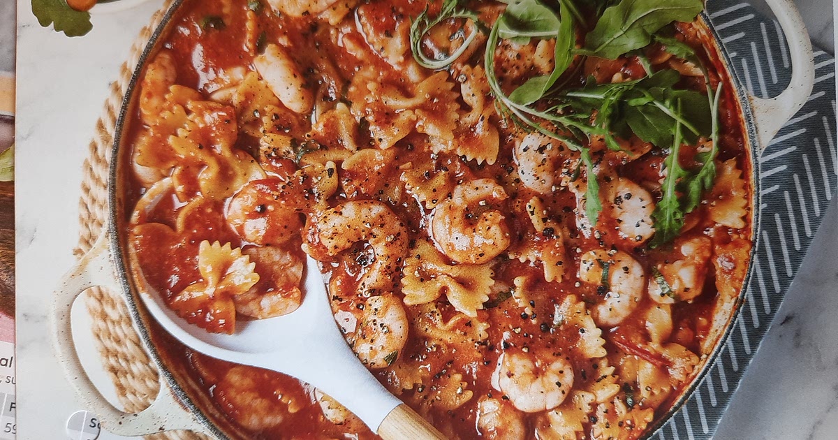 Oven-baked spicy prawn arrabbiata pasta Recipe | Samsung Food App