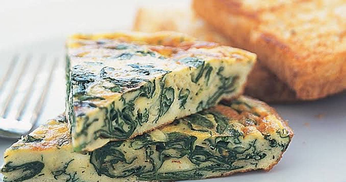 Frittata with Spinach, Herb, Ricotta and Parmesan Recipe | Samsung Food App