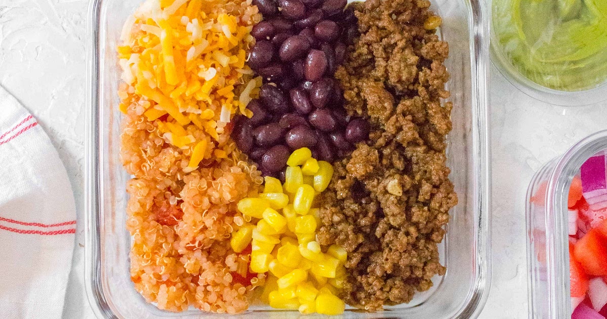 Salsa Quinoa Taco Bowl Meal Prep Recipe | Samsung Food App
