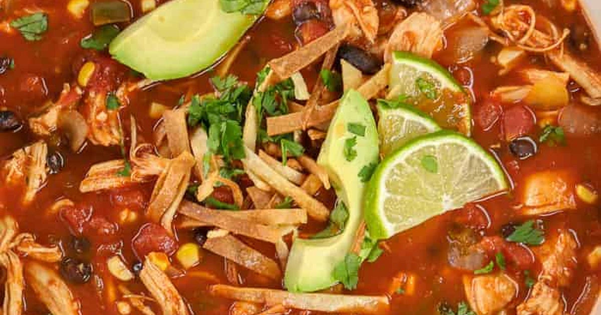 Chicken Tortilla Soup Recipe | Samsung Food App