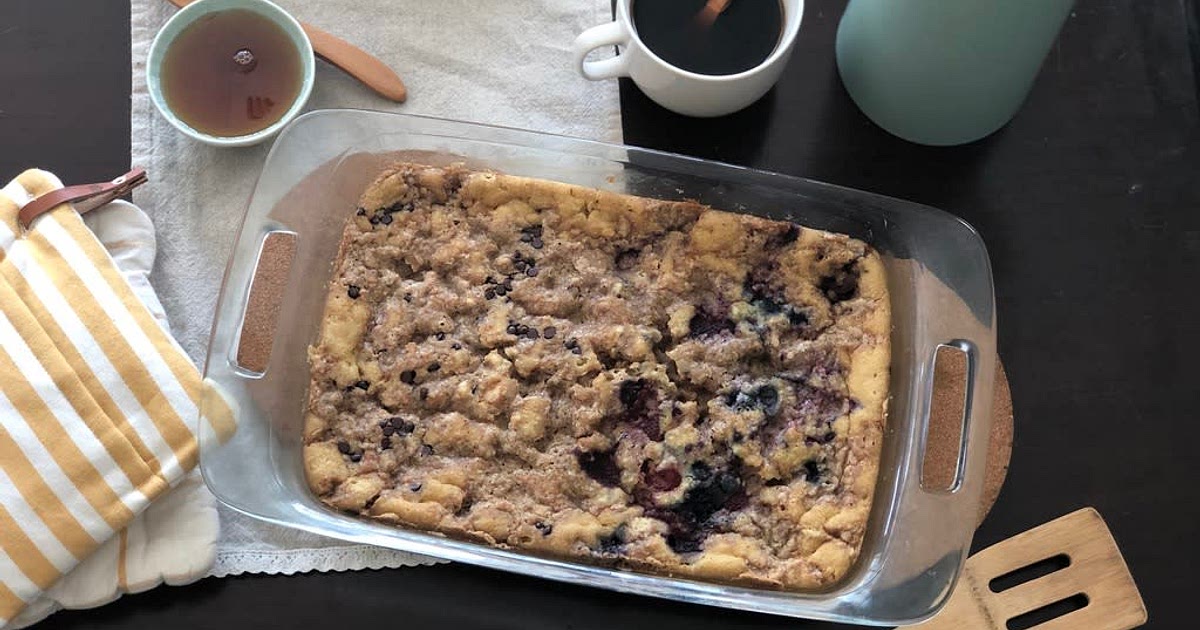 Blueberry Streusel Pancake Casserole Recipe | Samsung Food App