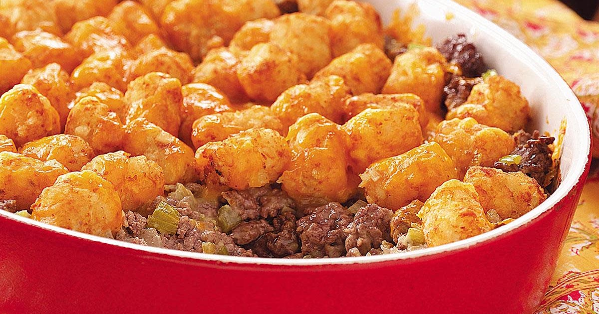 Tater Tot Hot Dish for 2 Recipe | Samsung Food App