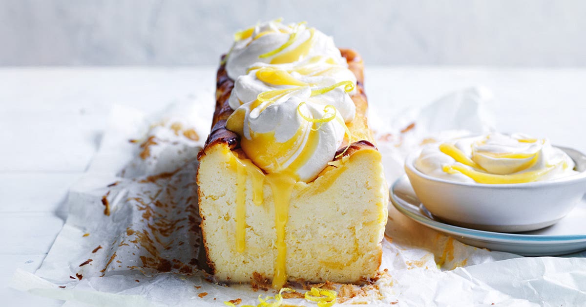 Lemon curd Basque cheesecake Recipe | Samsung Food App