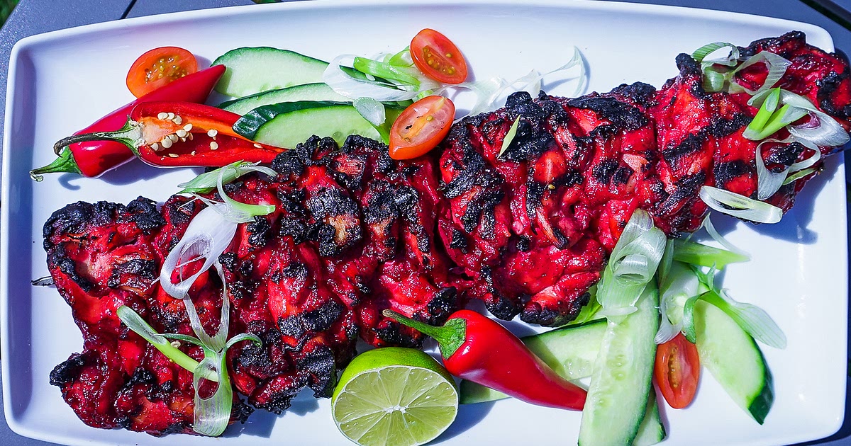 Char Siu Glazed Chicken Double Kebab by Pureety Recipe | Samsung Food App
