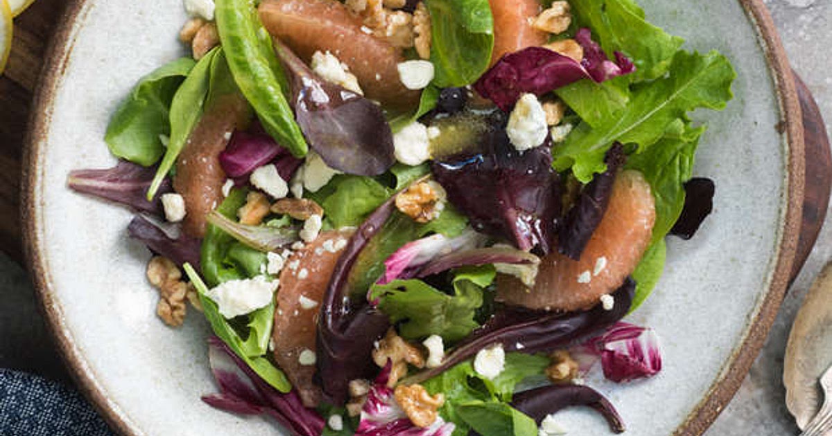 Grapefruit, walnut and blue cheese salad Recipe | Samsung Food App