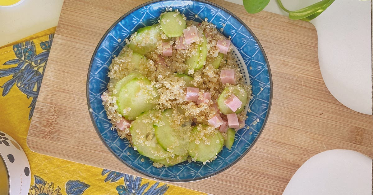 Salade quinoa concombre et jambon 🥒 Recipe | Samsung Food App