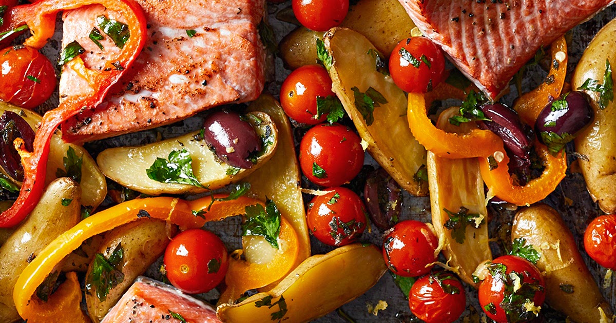 Greek Roasted Fish with Vegetables Recipe | Samsung Food App