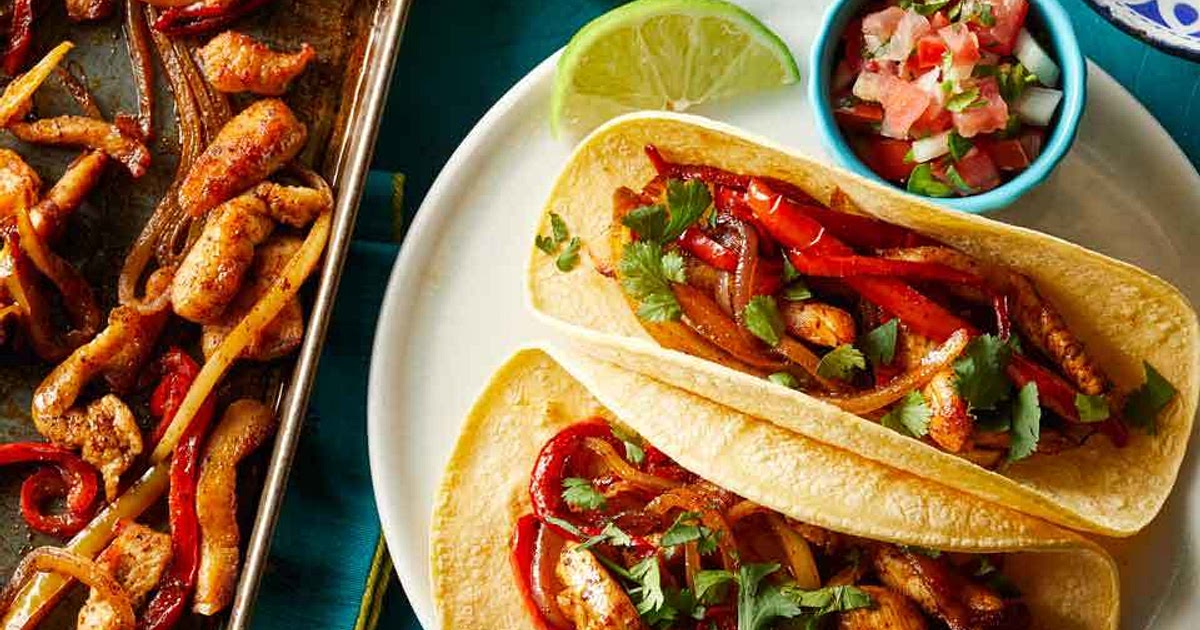 Sheet-Pan Chicken Fajitas Recipe | Samsung Food App