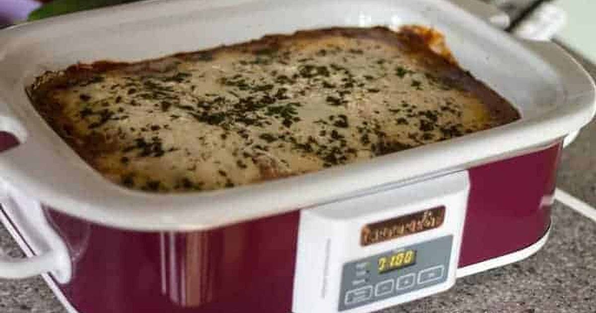 Crock Pot Ground Beef Eggplant Casserole Recipe | Samsung Food App