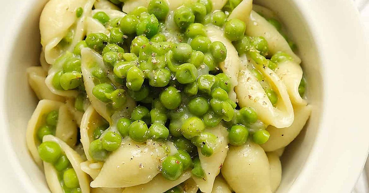 Pasta and Peas Recipe | Samsung Food App