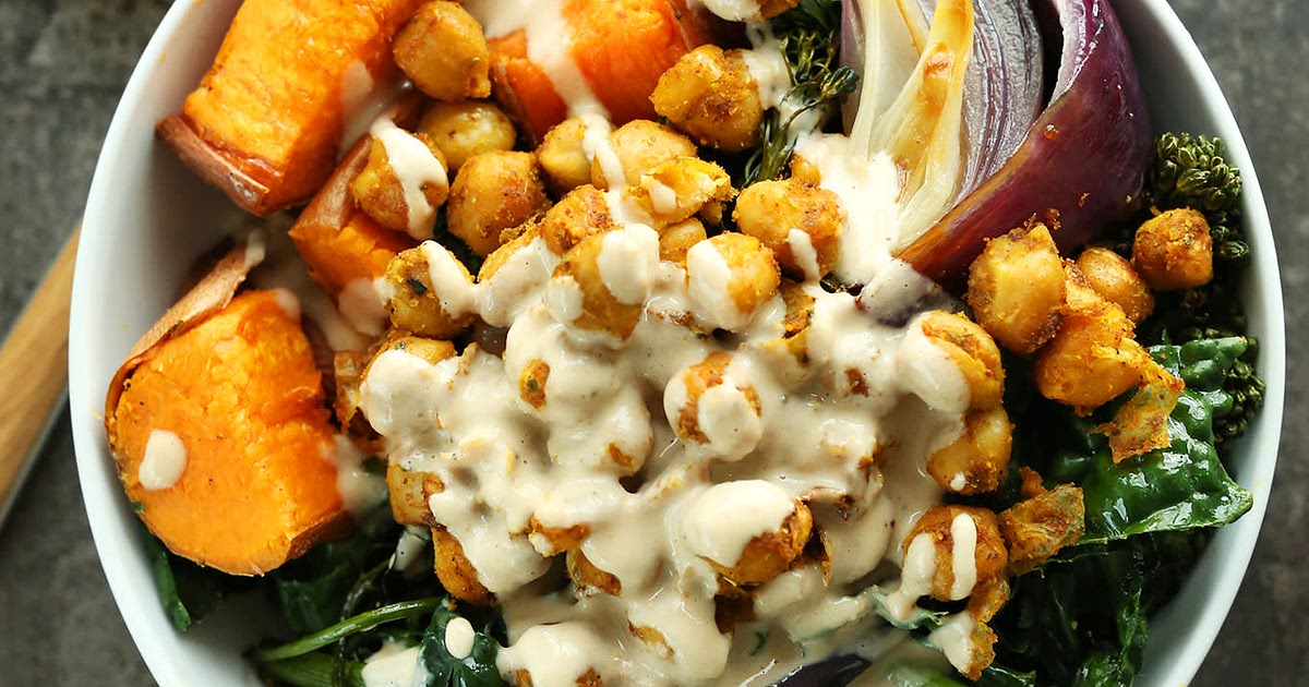 Sweet Potato Chickpea Buddha Bowl Recipe | Samsung Food App