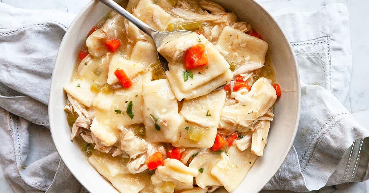 Old Fashioned Chicken and Dumplings Recipe | Samsung Food App