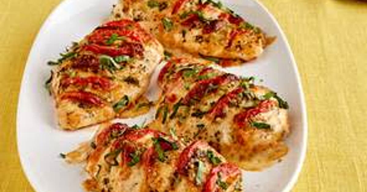 Caprese Hasselback Chicken Breasts Recipe | Samsung Food App