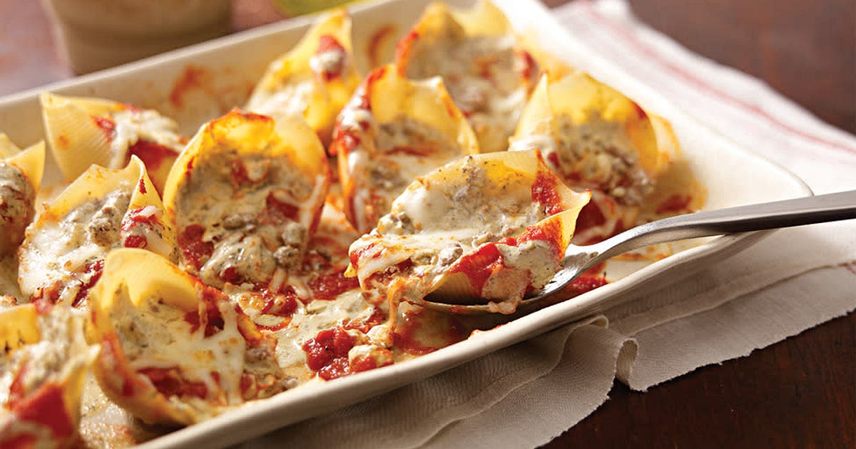 Creamy Pesto-Stuffed Shells Recipe | Samsung Food App