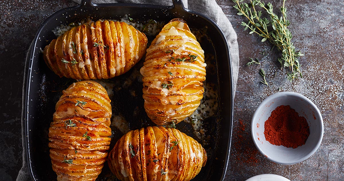 Hasselback Potatoes with Cheese Recipe | Samsung Food App