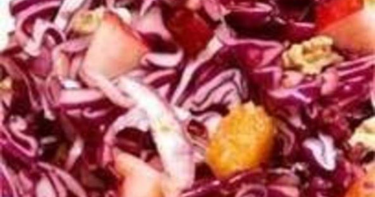 Red cabbage festive slaw Recipe | Samsung Food App