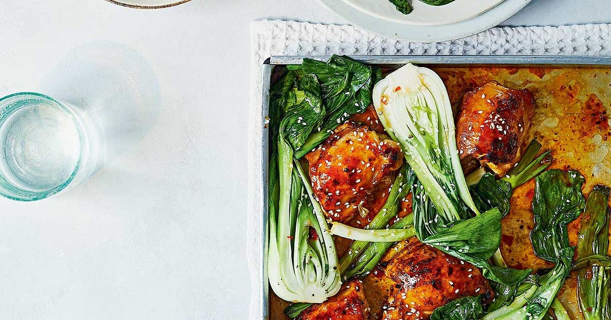 Sweet chilli chicken traybake Recipe | Samsung Food App