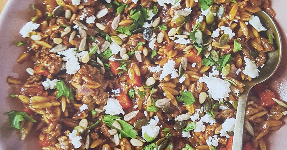 One Pot spiced lamb&feta orzo Recipe | Samsung Food App