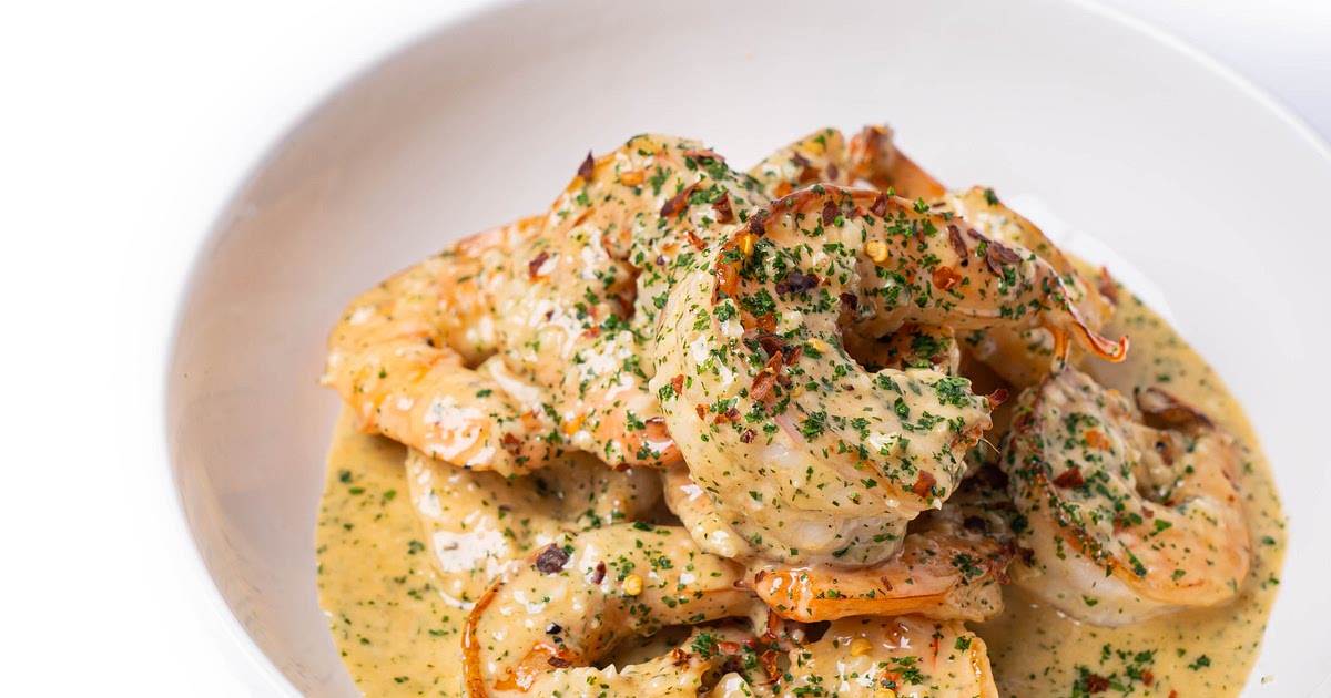 Shrimp with Creamy Garlic Sauce Recipe | Samsung Food App