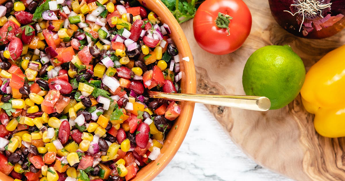 Corn, Veggie, and Bean Salsa Recipe | Samsung Food App