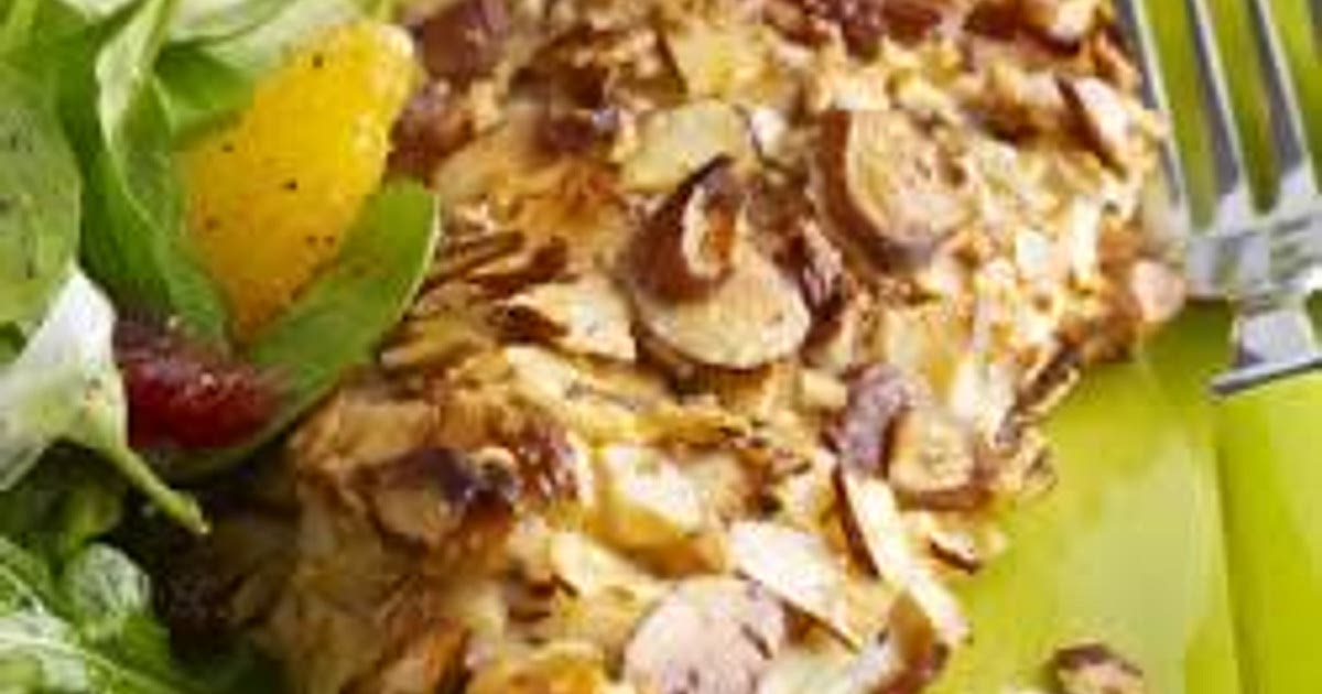 Almond Orange Crusted Chicken With Fennel Arugula Salad Recipe | Samsung Food App