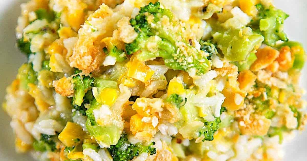 Corn and Broccoli Rice Casserole Recipe | Samsung Food App