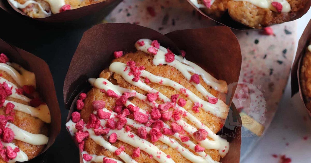 White Chocolate & Raspberry Muffins! Recipe | Samsung Food App